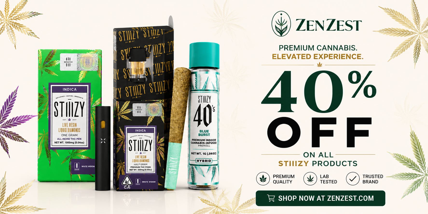 STIIIZY 40% OFF