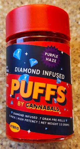 Purple Haze | 7 Pack | Infused Pre roll Sativa | Cannabals