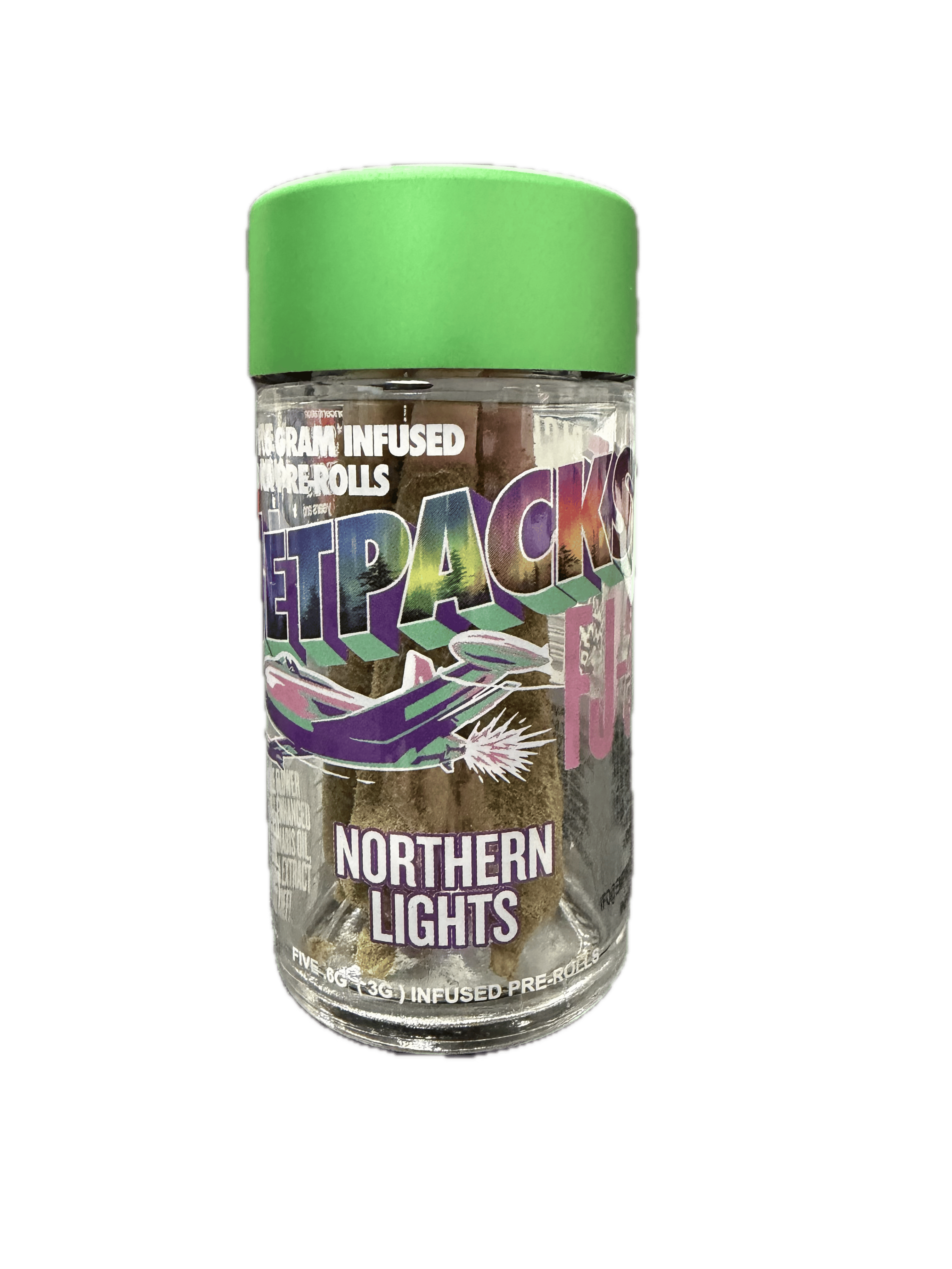 Product Infused Preroll FJ-3 | Northern Lights (I) 5pk | Jetpacks