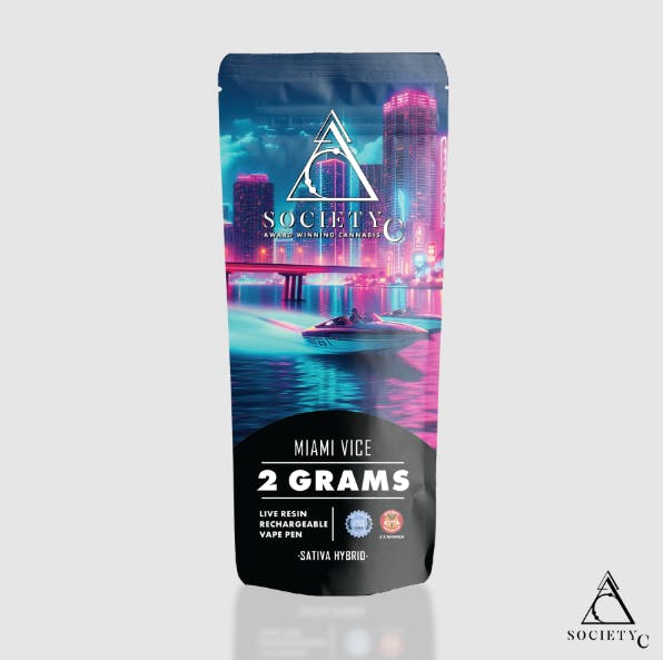 Product: Miami Vice | 2g | Disposable | Live Resin | Society C