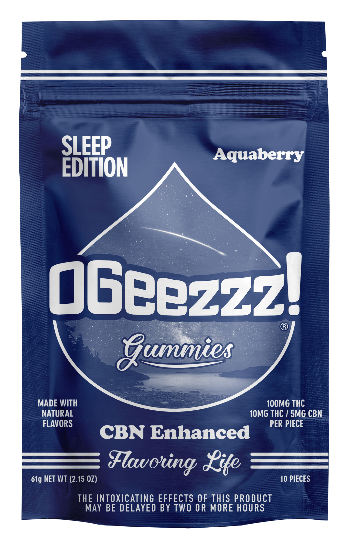 OGeez Aquaberry Sleep Edition Gummies