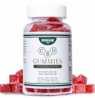Product: ROGUE CHEM | TROPICAL PUNCH | CBD GUMMIES | 25MG