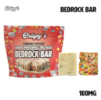 Crispy's  - 100mg Crispy Rice Treat - Bedrock Bar - product image at King of Budz