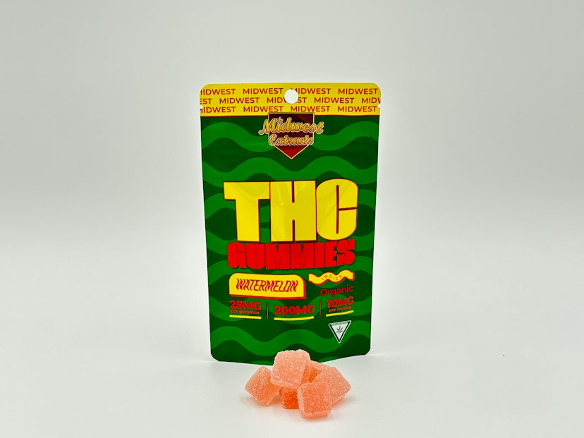 MIDWEST | 200MG GUMMIES | WATERMELON (INDICA)