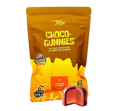 Product: Mojo | Orange Milk Chocolate Choco-Gummies | 200mg