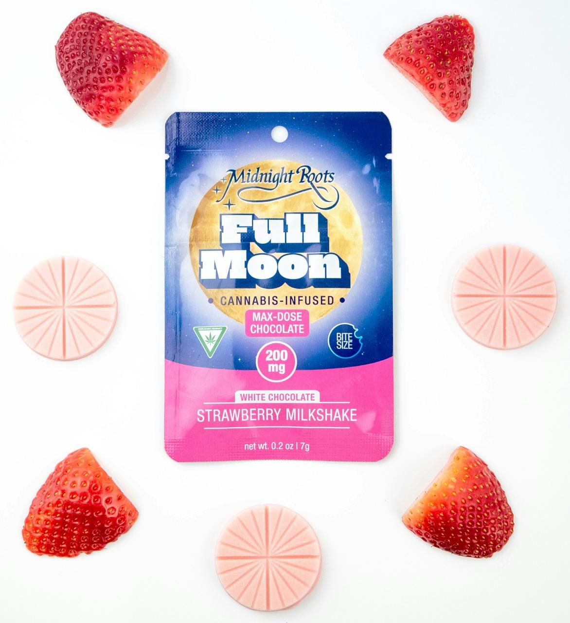 Midnight Roots - Full Moon - (200mg) - **STRAWBERRY MILKSHAKE** (2/$15)