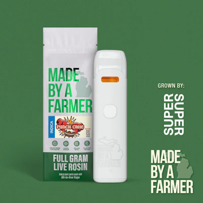 Made By A Farmer - 1g Live Rosin Disposable - Punch Cake