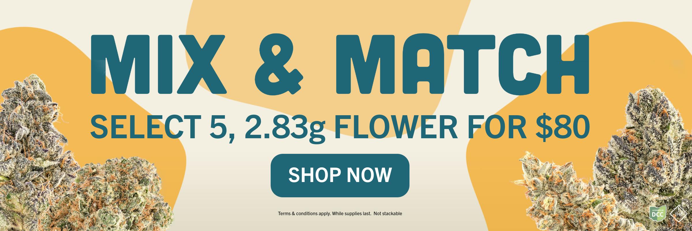 MIX AND MATCH FLOWER SALE
