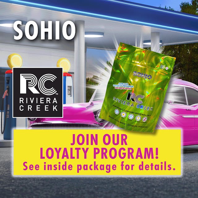 Discover the bold flavor of Sohio, a sativa-dominant hybrid known for its high THC content. Its terpene profile delivers a rich and dynamic taste experience, led by caryophyllene with its spicy, peppery notes, balanced by the zesty citrus brightness of limonene and the earthy herbal undertones of myrcene. These vibrant purple-green buds with striking orange highlights offer a smooth, full-bodied flavor that’s as captivating as it is satisfying. Sohio is the ideal choice for those seeking a complex and memorable taste experience.
