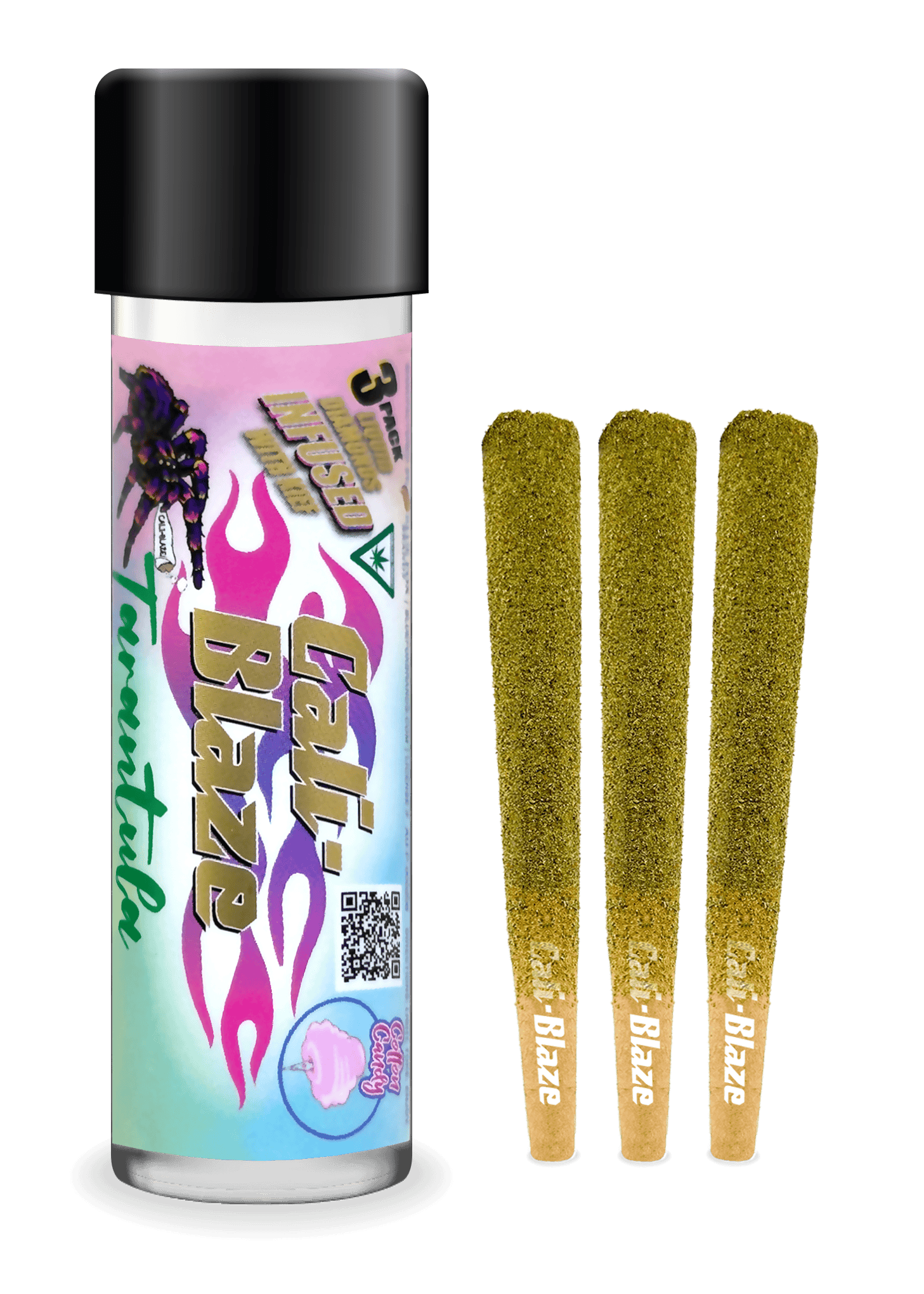 Cali-Blaze - 3-Pack 1g Tarantulas - Cotton Candy