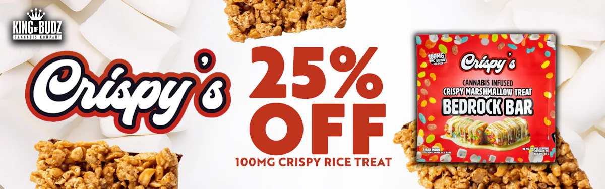 Crispy's - 100mg Crispy Rice Treat - 25 Percent OFF