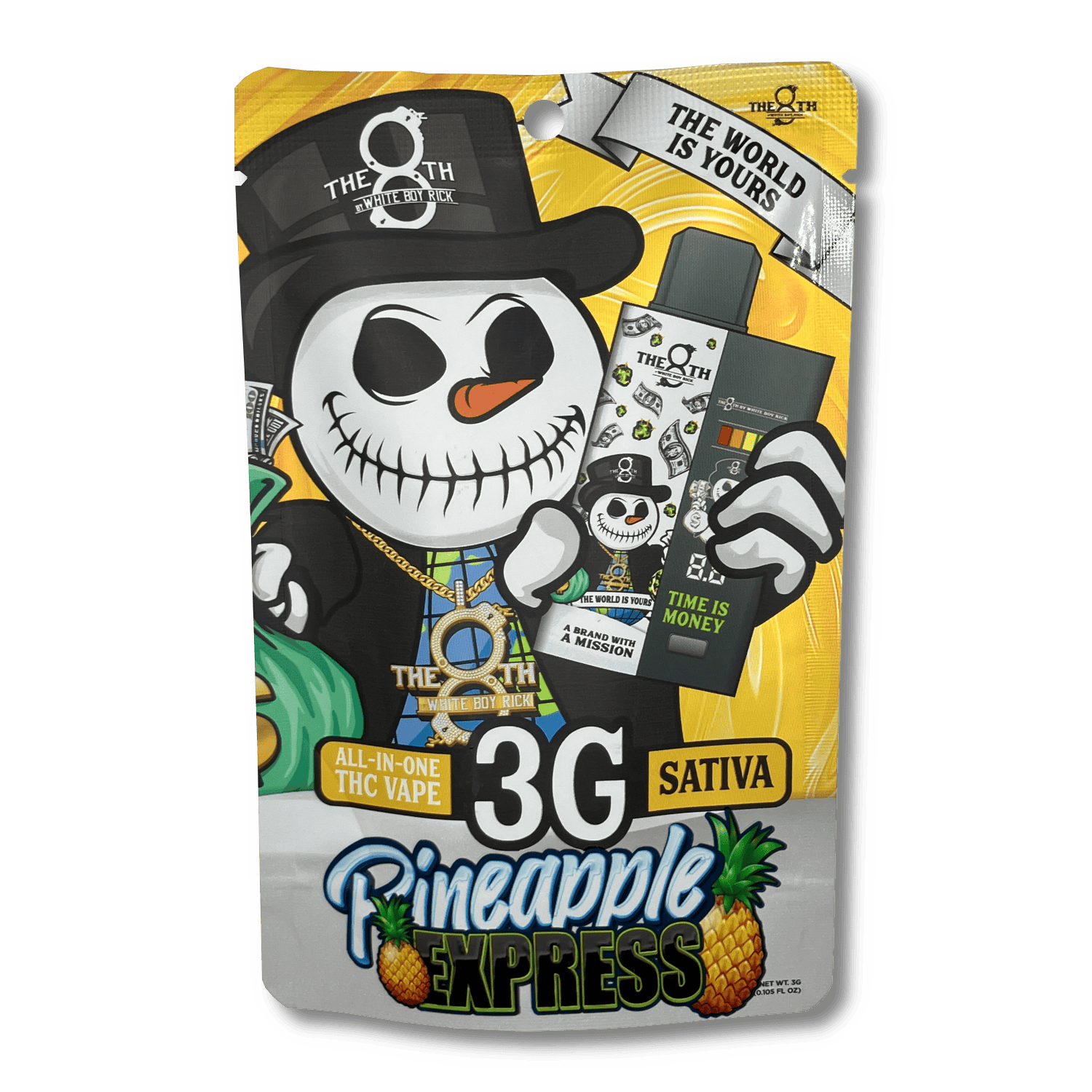 Product: White Boy Rick | Live Resin Disposable - 3g - Pineapple Express