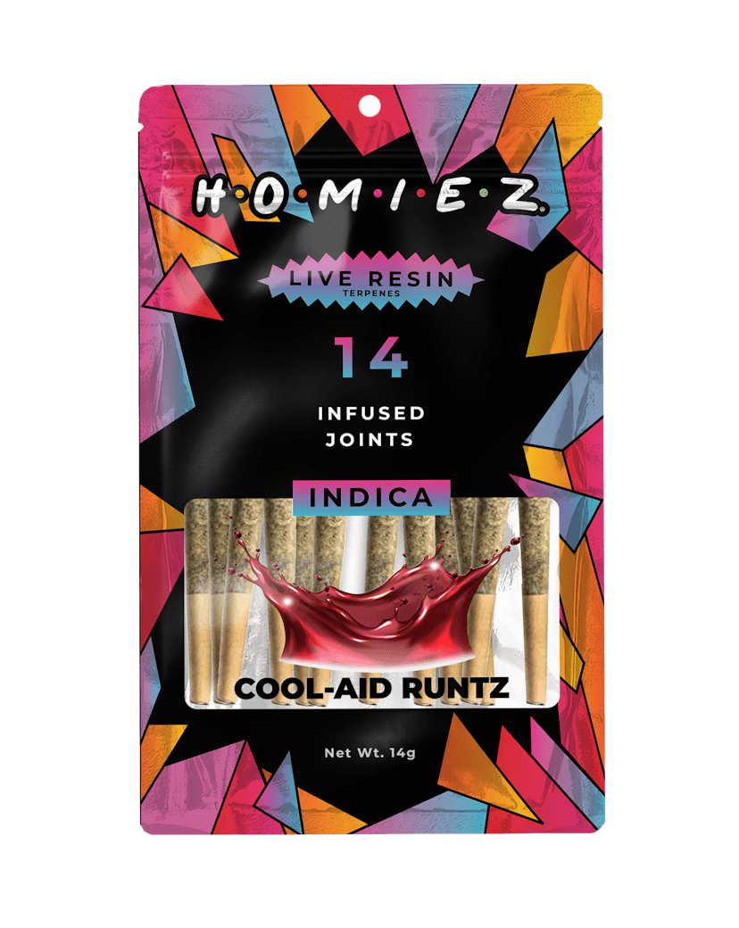 Homiez - Cool-Aid Runtz 14pk. Infused Pre-Rolls