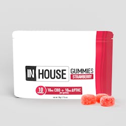 Strawberry Gummies [10pk] (100mg CBD/100mg THC)