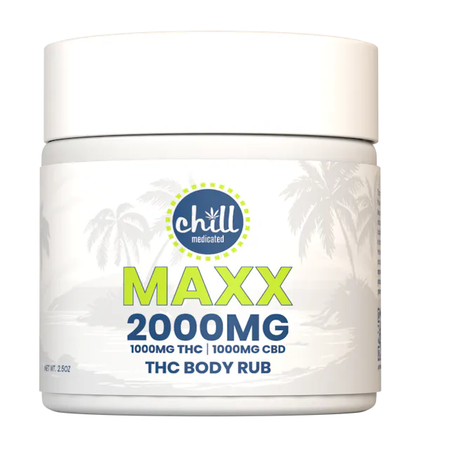 Chill Medicated Topical Lotion MAXX 2000mg (hybrid, lotions, 0.28g)