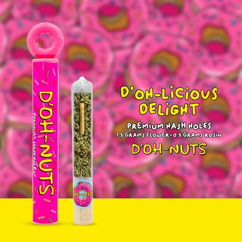 Doh Nuts | 1.6g Hash Hole | D'ohlicious Delight