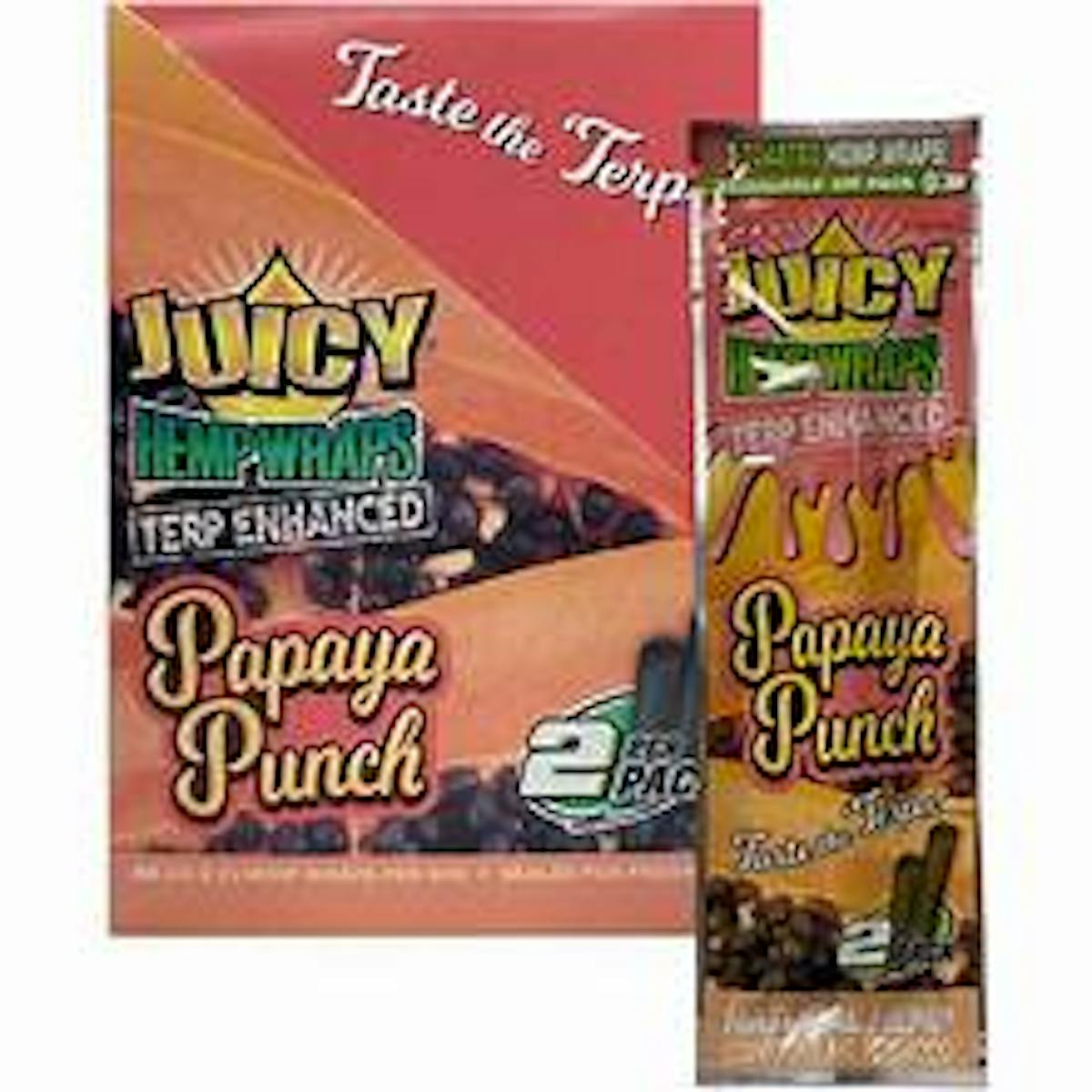 Photo of Juicy Hemp Wraps Papaya Punch 2pk