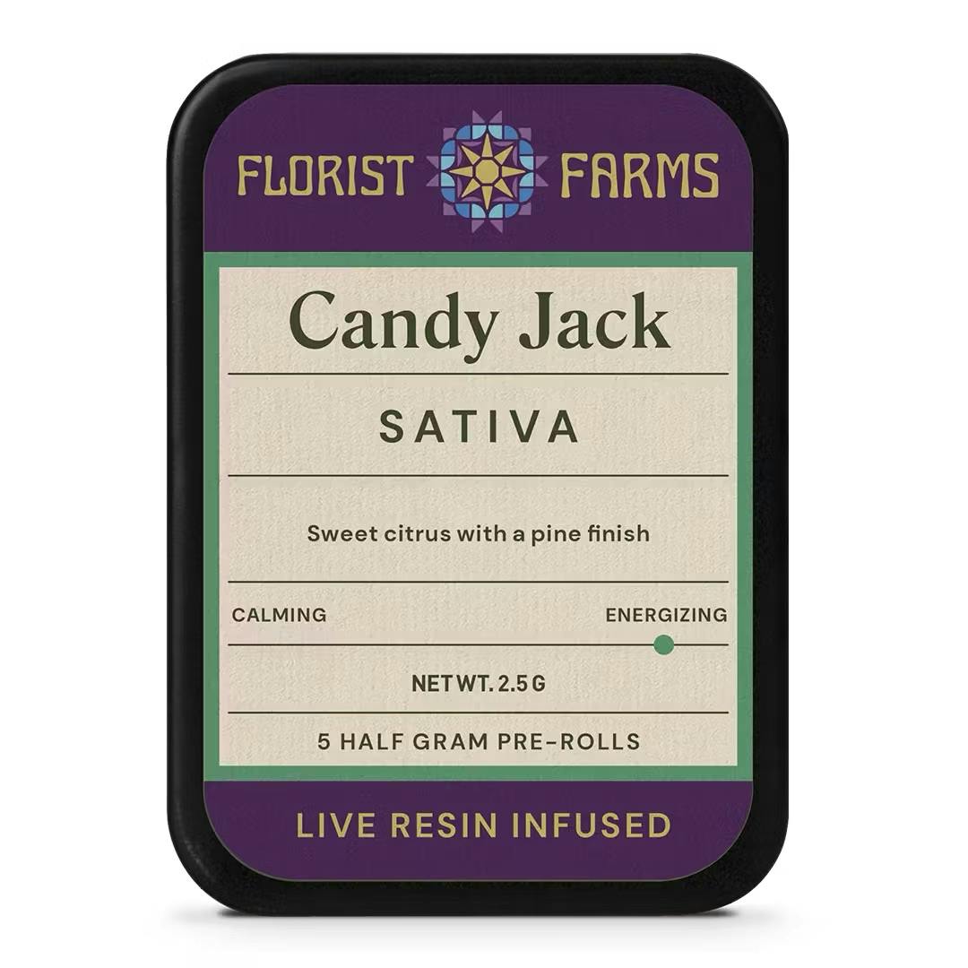 Pre-Roll | Florist Farms | Candy Jack | Live Resin | 5pk | 2.5g