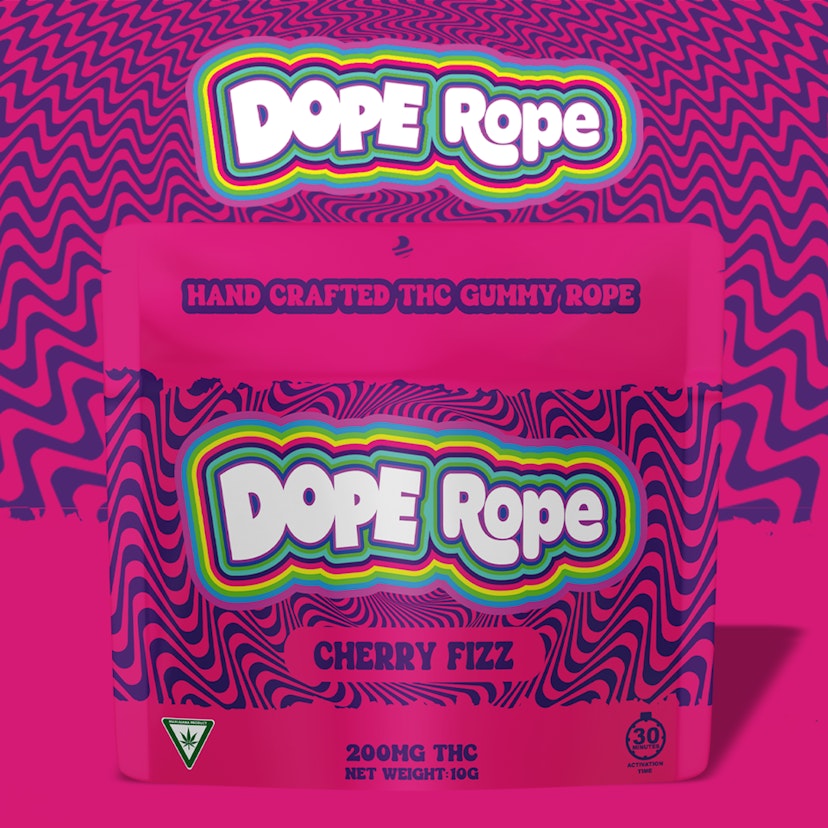 Dope Rope | 200mg Single Gummie | Cherry Fizz