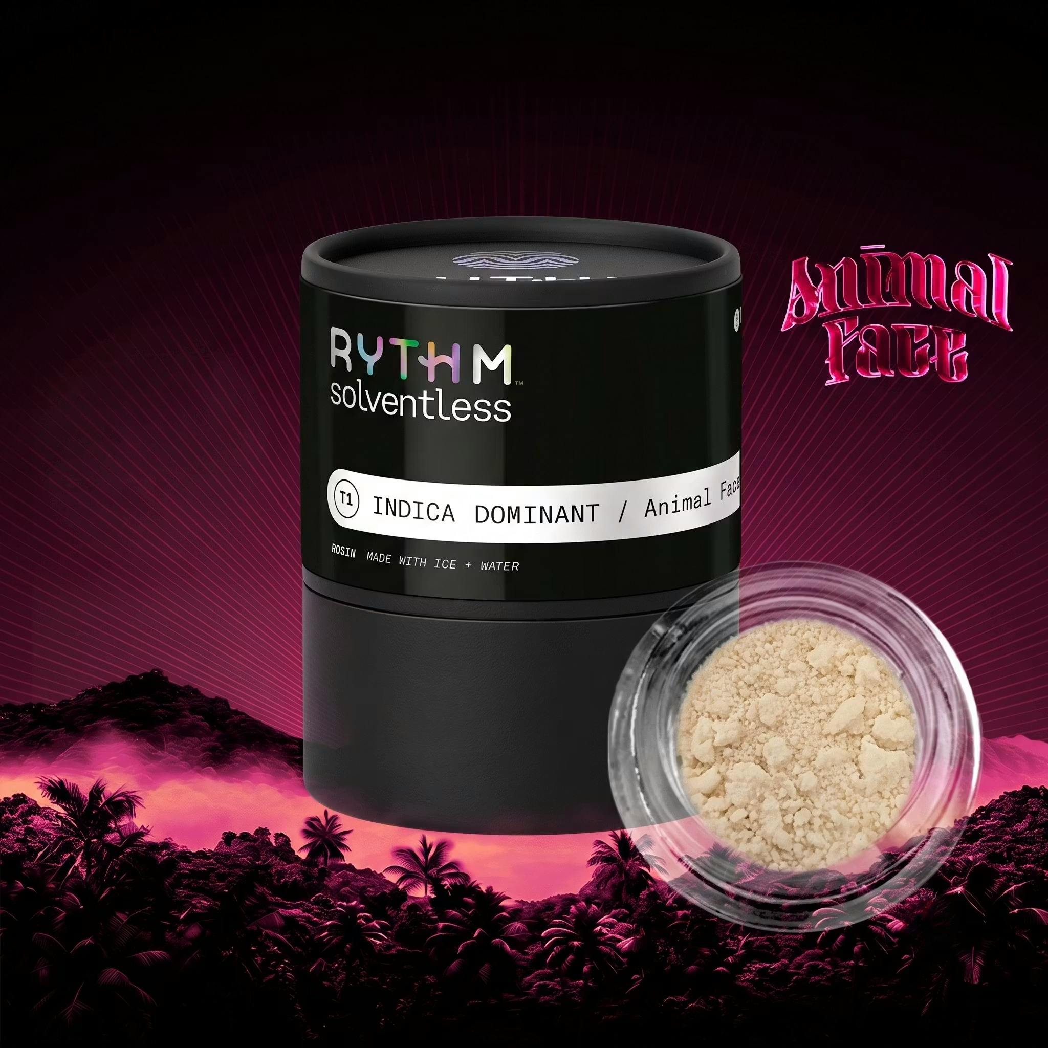 Rythm | Animal Face | Full Melt Bubble Hash | Concentrate | 1g