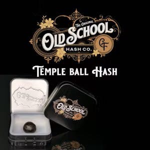 OLD SCHOOL HASH CO. OLD SCHOOL HASH CO. | BLACK CHERRY GELATO | TEMPLE BALL INDICA — CONCENTRATES