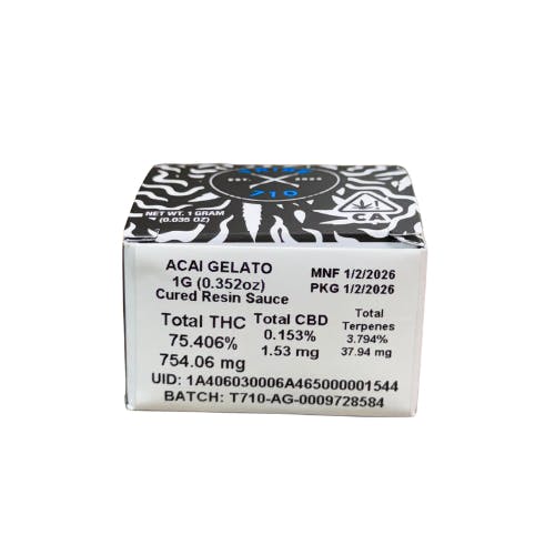 ACAI GELATO CURED RESIN SAUCE