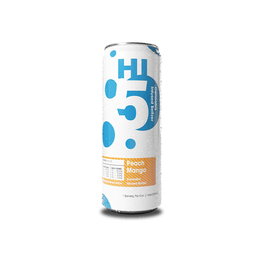 Hi5 Seltzer - 5 mg THC - Peach Mango