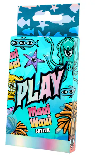 Play Maui Waui Live Resin Infused Cartridge Rec-active