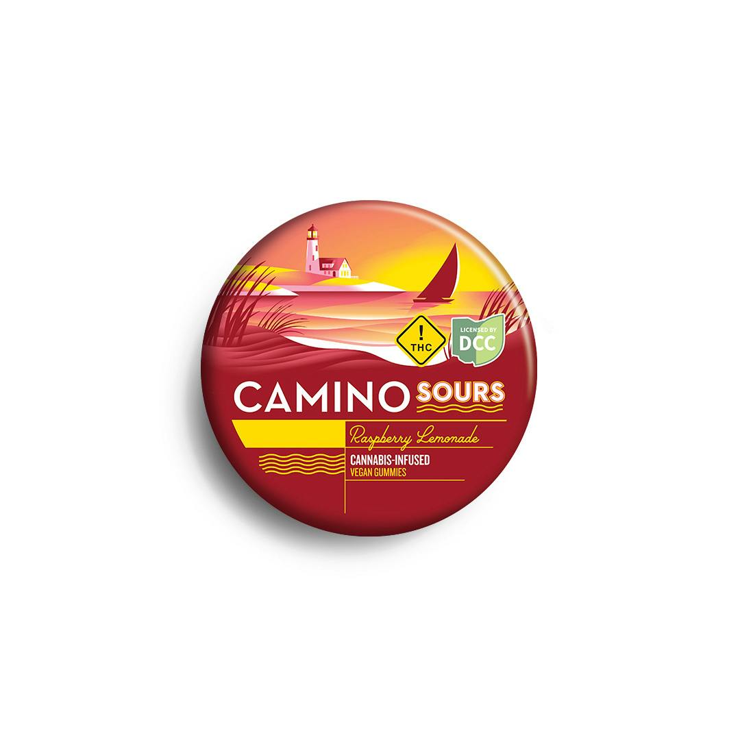 Camino - Raspberry Lemonade | Sour Gummies 110mg 10pk | Backroad