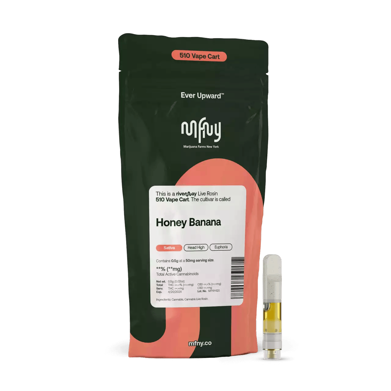 MFNY | Honey Banana | Live Rosin 510 Cart | 0.5g