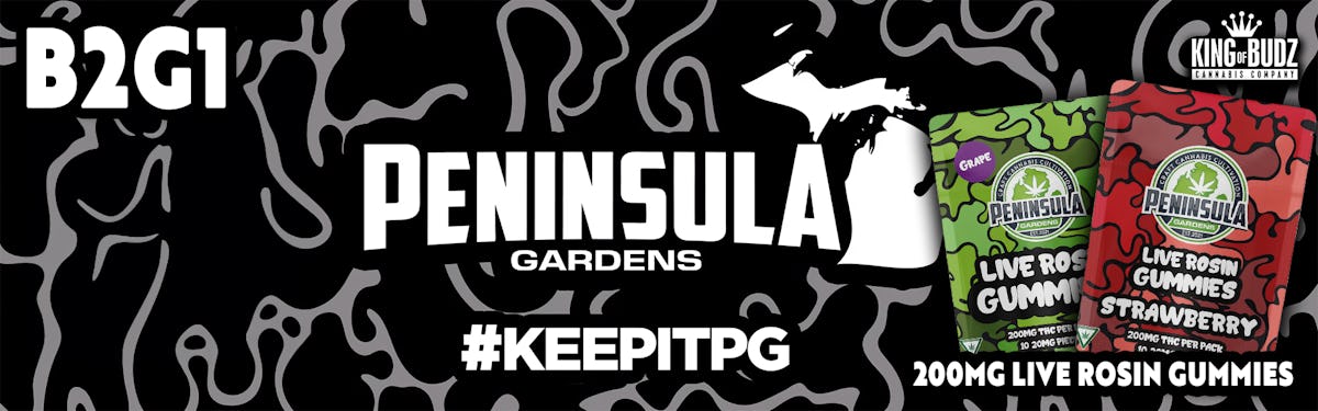 Peninsula Gardens 200mg Live Rosin Gummies - B2G1