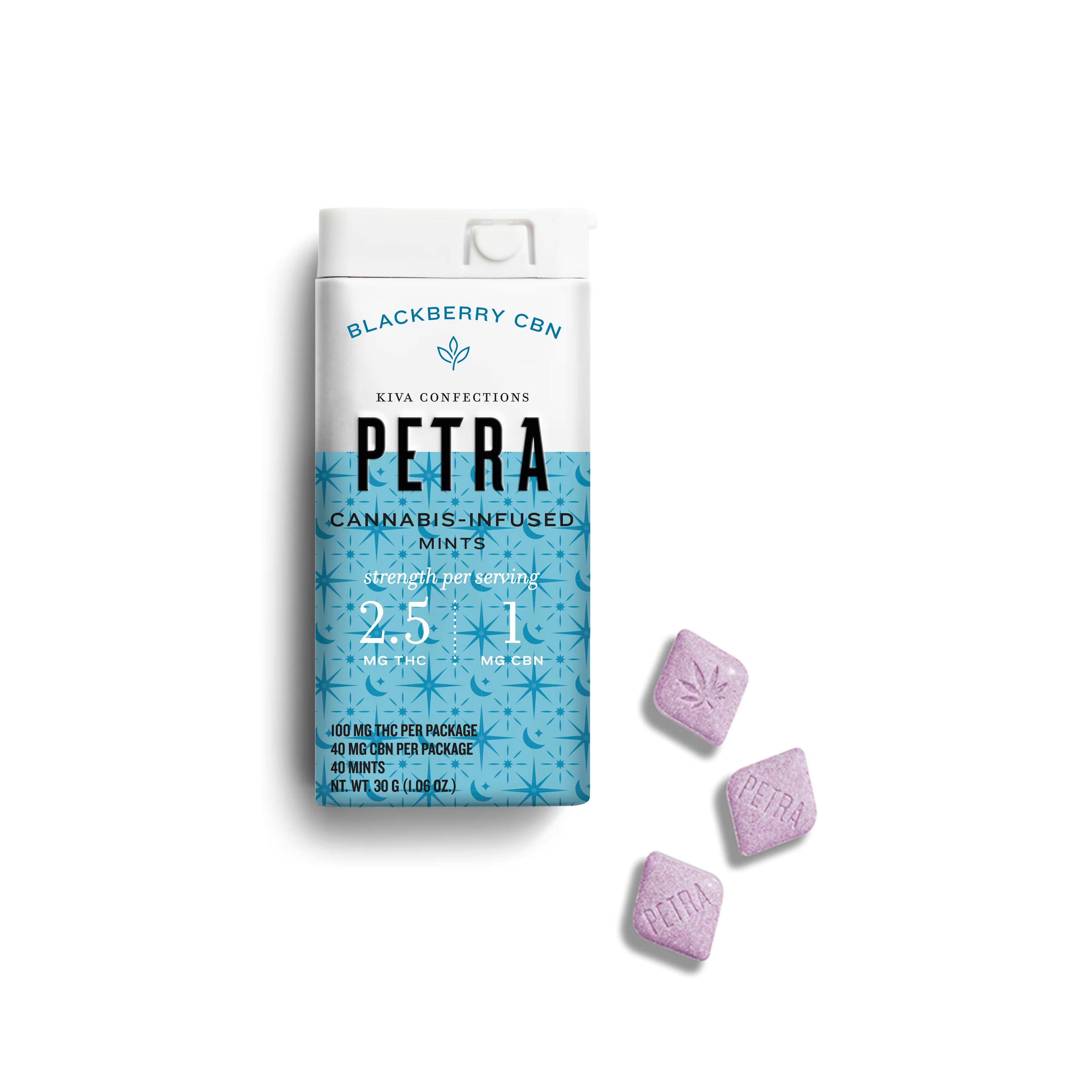 Product: Petra Mints | Blackberry 100mg 2:1 CBN