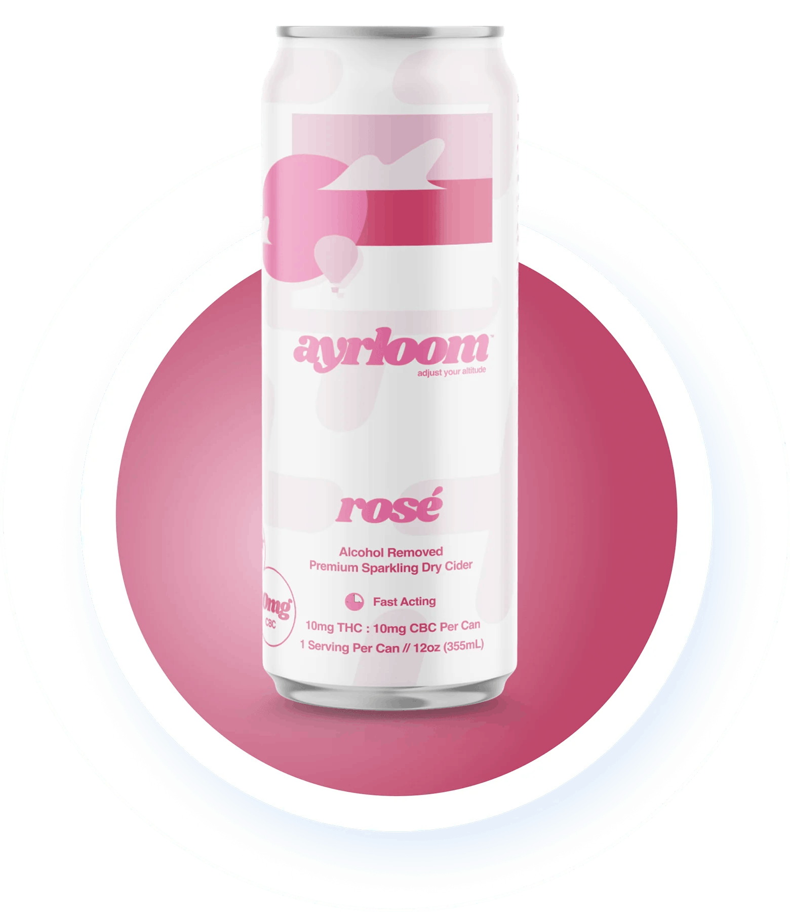 Ayrloom | Rose | 12oz Single Can | 10mg