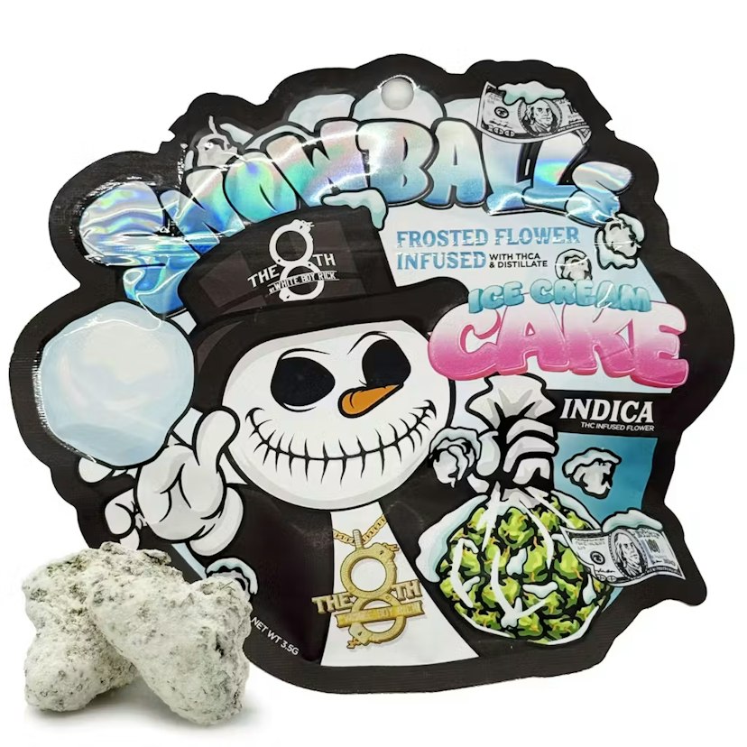 The 8th 3.5g Snowballs Ice Cream Cake