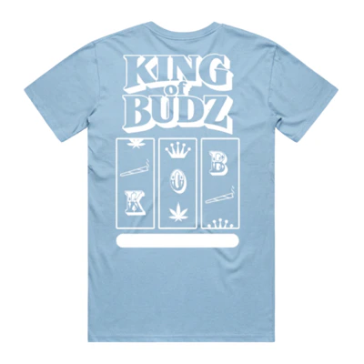 KOB - Jackpot T-Shirt - Blue - Size L - APPAREL by King Of Budz at King of Budz