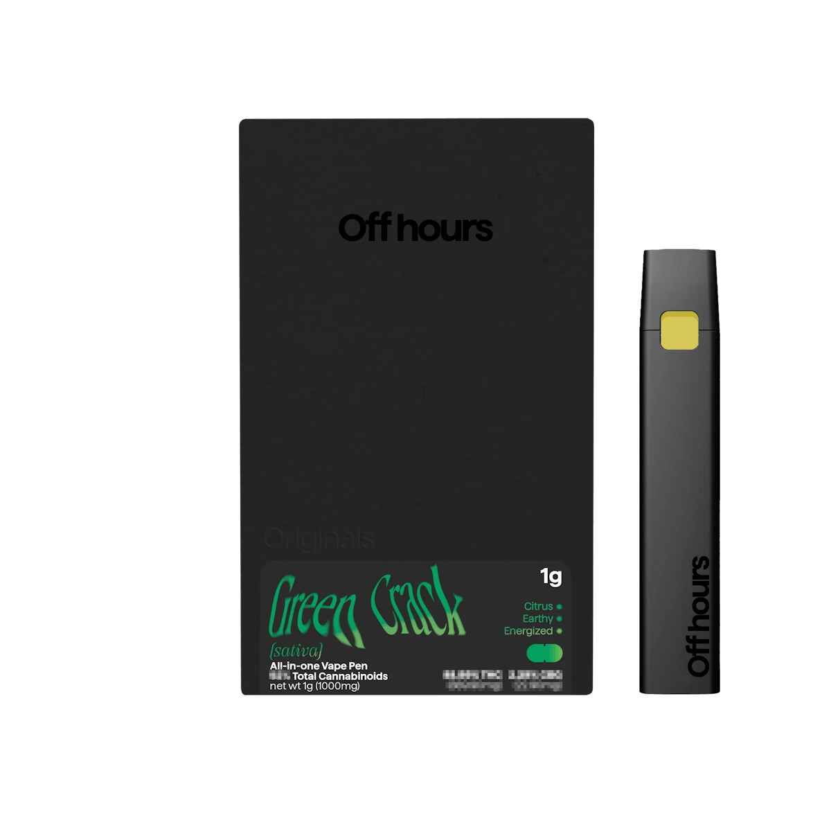 Photo of Off Hours | Green Crack | All-In-One Vape 1g