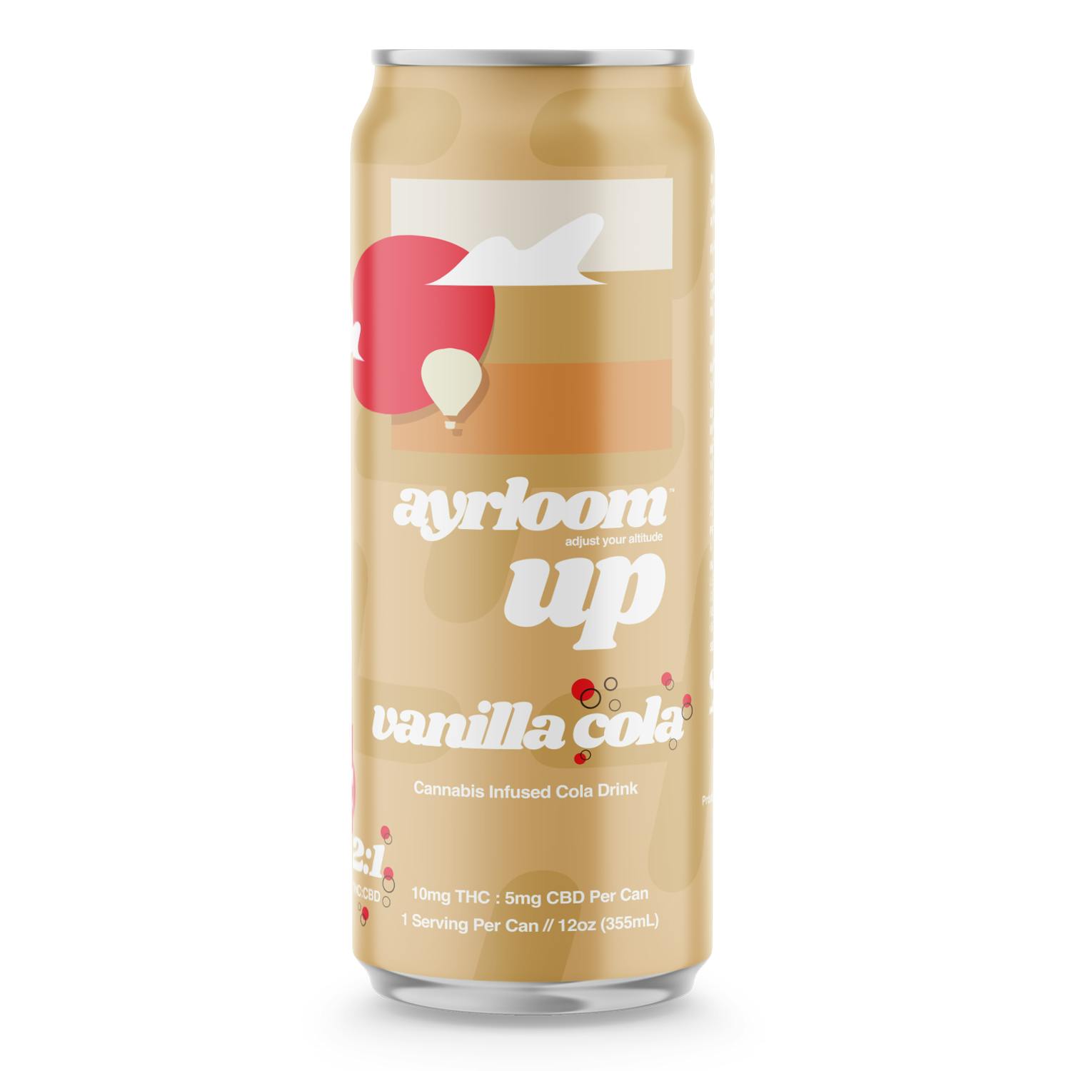 Ayrloom UP | Vanilla Cola | 2:1 | 10MG THC : 5MG CBD| Singles-1