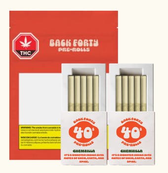 Back Forty Chemzilla Hemp Paper (Pre-Roll) / 7g / Pre-Roll Packs