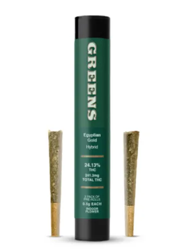 Egyptian Gold | Pre-rolls | 2pk | 1g-active