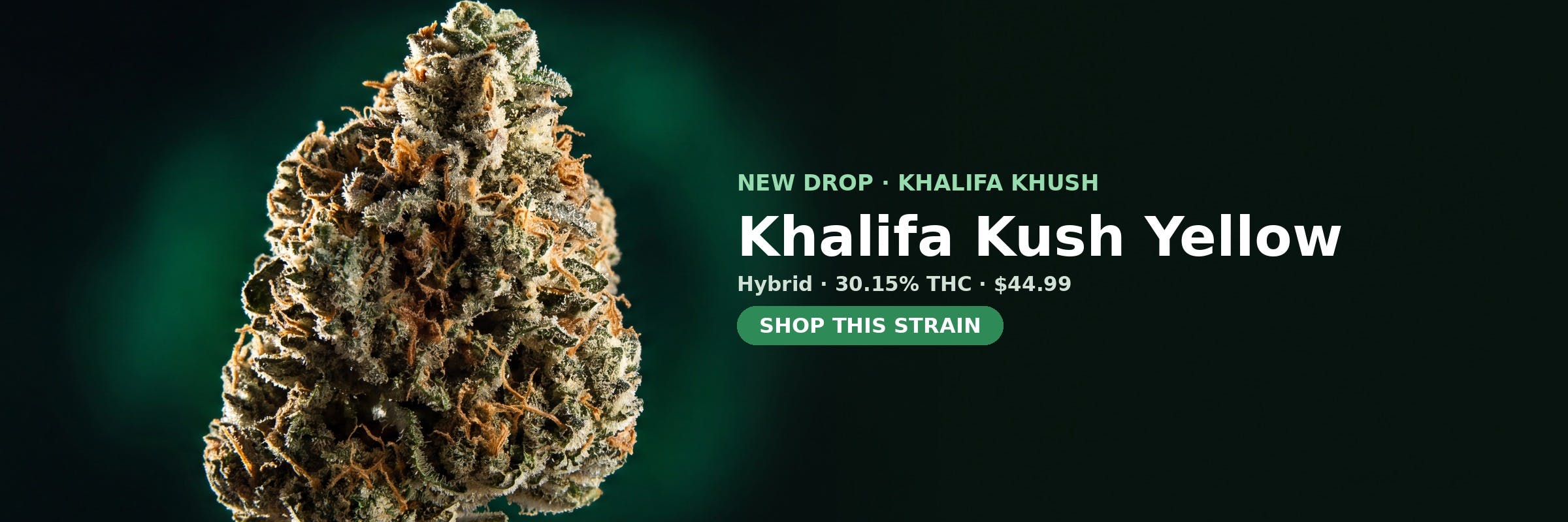 Khalifa Kush Yellow now in stock at MrGreen DC — 30.15% THC