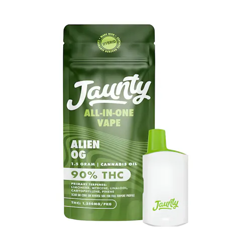 Jaunty Palm – RTU Vape – Alien OG – 1.5g-1