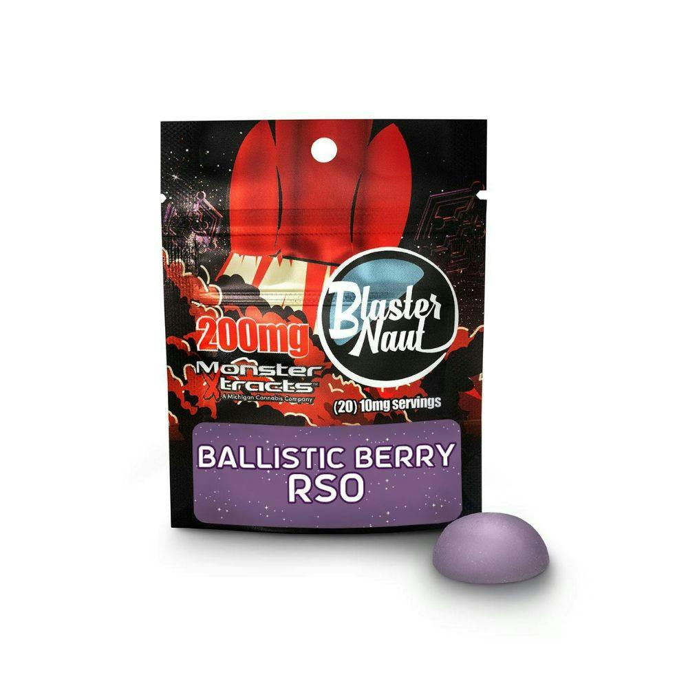 Product: MONSTER XTRACTS | BLASTER NAUT | BALLISTIC BERRY RSO | 200MG
