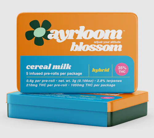Ayrloom | Cereal Milk Infused Pre-Roll | 5 Pack | 3g-1