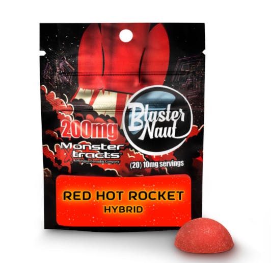 Product: Red Hot Rocket | 200mg x 1pk | Blasternaut