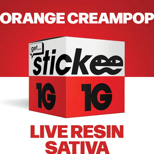 Stickee - 1g Live Resin - Orange Creampop