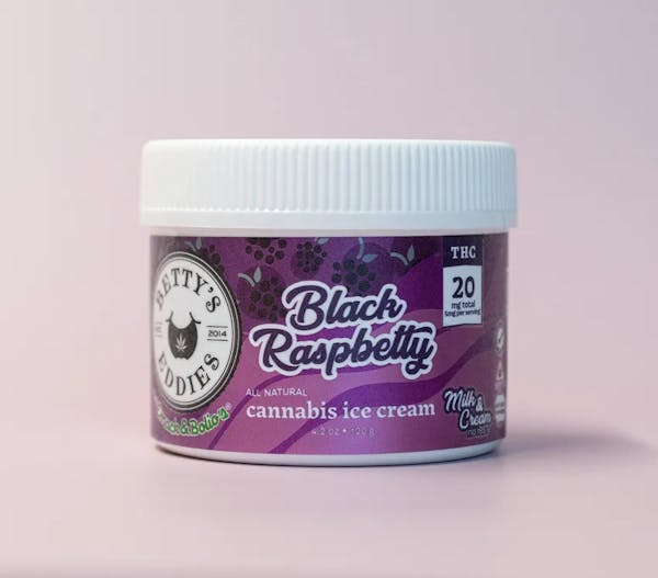 Black Raspbetty (H) - Infused Ice Cream - Betty's Eddies