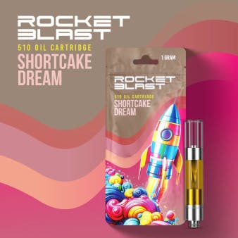 Product: Rocket Blast | Vape Cart - 1g - Shortcake Dream
