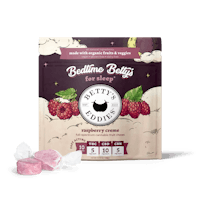 Product Bedtime Raspberry Creme | 1:2:1 THC:CBD:CBN Fast Acting Taffy 10pk