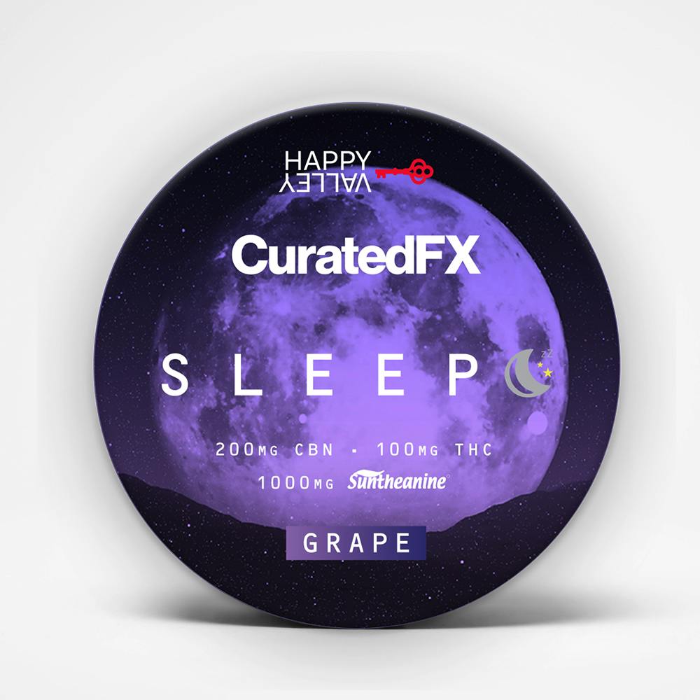 CuratedFX Gummies 100mg - Grape - SLEEP