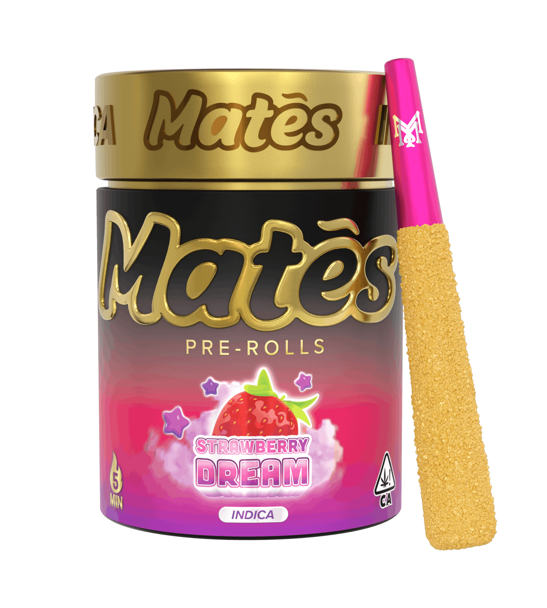 MUHA MEDS MATES | STRAWBERRY DREAM | INFUSED PRE-ROLLS | 5 x 3G | INDICA